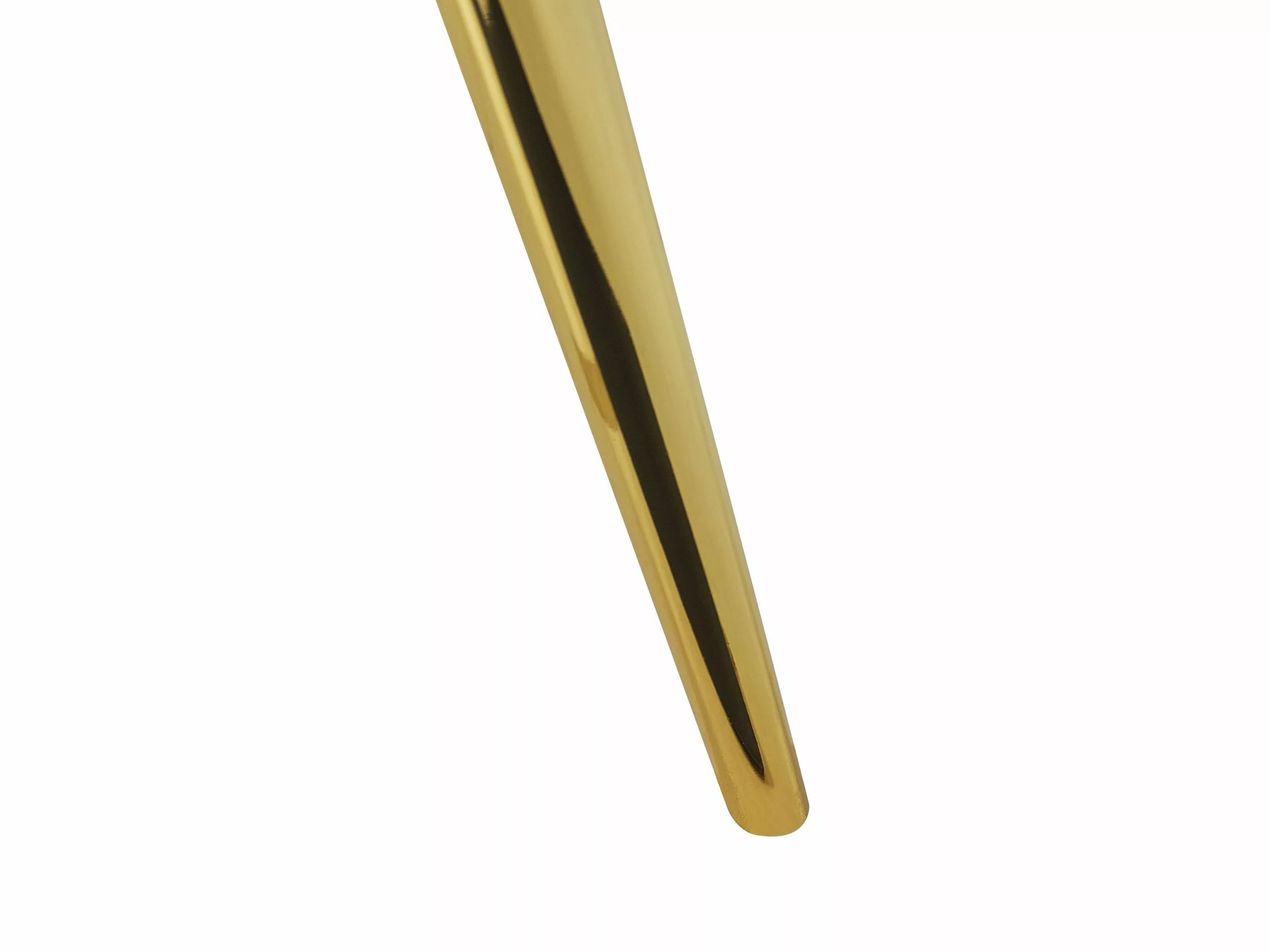 Beliani Mesa De Noche De Terciopelo Gris/dorado 46 X 38 Cm FLAYAT - Imagen 8