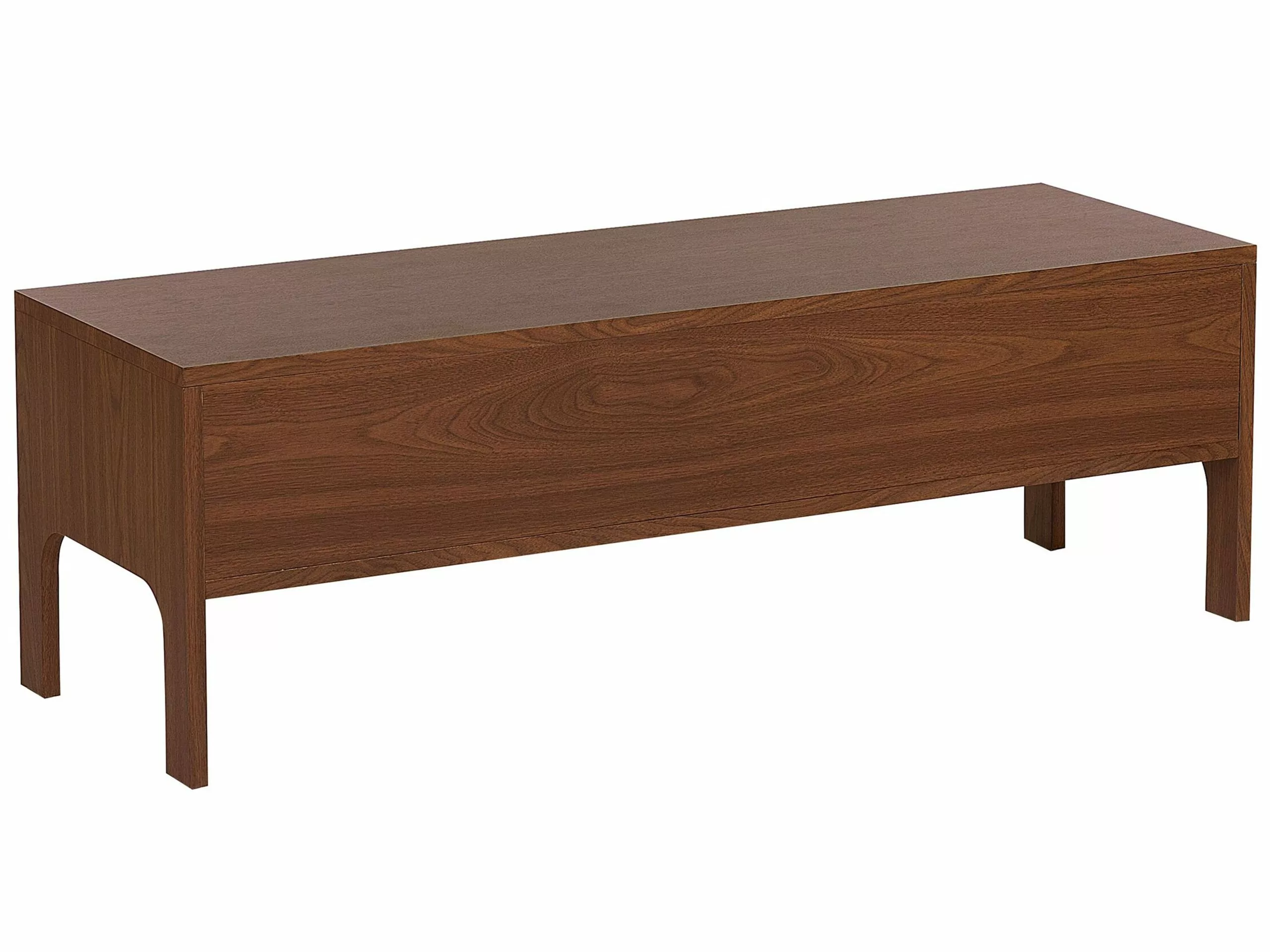 Beliani Mueble TV Madera Oscura CORINA 5 Beliani Mueble TV Madera Oscura CORINA - Imagen 5