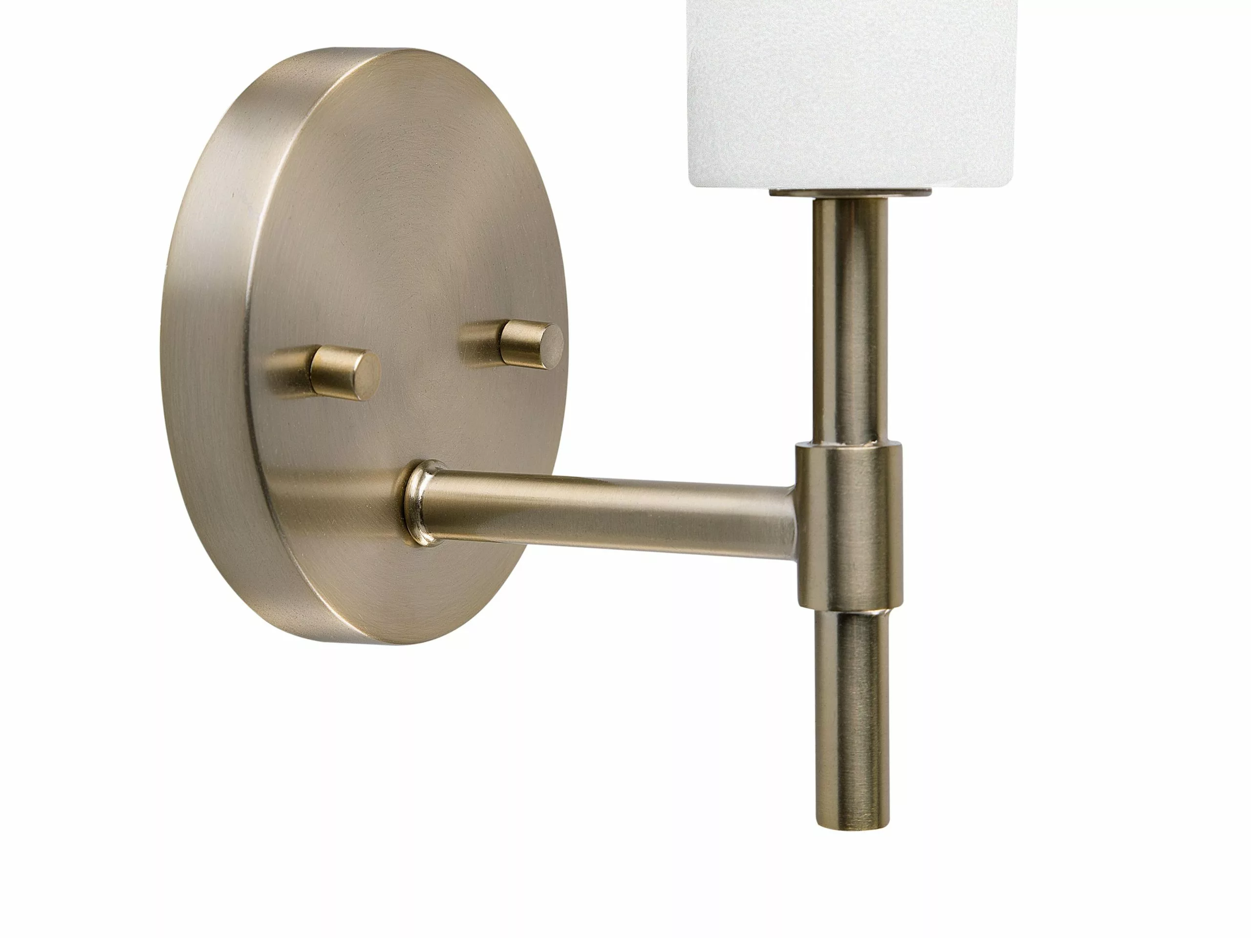 Beliani Conjunto De 2 Lámparas De Pared De Metal Dorado/blanco ARMERIA 6 Beliani Conjunto De 2 Lámparas De Pared De Metal Dorado/blanco ARMERIA - Imagen 6