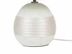 Beliani Lámpara De Mesa Blanco Crema SADO -Lámparas comercio undef src sa picid 777562 type whitesh image