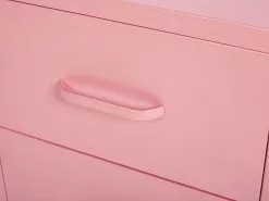 Beliani Mesa De Noche De Metal Rosa 43 X 40 Cm MALAVI -Lámparas comercio undef src sa picid 782706 type whitesh image