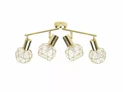 Beliani Lámpara De Pared 4 Focos De Metal Dorado CHENAB 15 Beliani Lámpara De Pared 4 Focos De Metal Dorado CHENAB -Lámparas comercio undef src sa picid 782931 type whitesh image