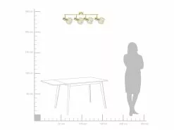 Beliani Lámpara De Pared 4 Focos De Metal Dorado CHENAB 12 Beliani Lámpara De Pared 4 Focos De Metal Dorado CHENAB -Lámparas comercio undef src sa picid 782933 type whitesh image