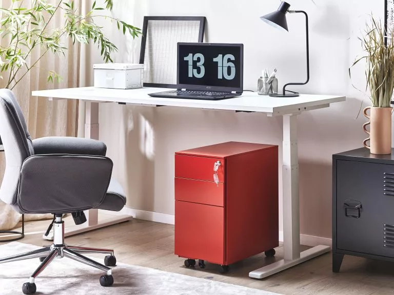 Beliani Lámpara De Mesa De Metal Negro 51 Cm RIMAVA 3 Beliani Lámpara De Mesa De Metal Negro 51 Cm RIMAVA - Imagen 3