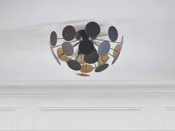 Beliani Lámpara De Techo Negro/dorado MARITSA 9 Beliani Lámpara De Techo Negro/dorado MARITSA -Lámparas comercio undef src sa picid 785746 type whitesh image