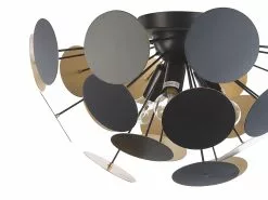 Beliani Lámpara De Techo Negro/dorado MARITSA 11 Beliani Lámpara De Techo Negro/dorado MARITSA -Lámparas comercio undef src sa picid 785747 type whitesh image