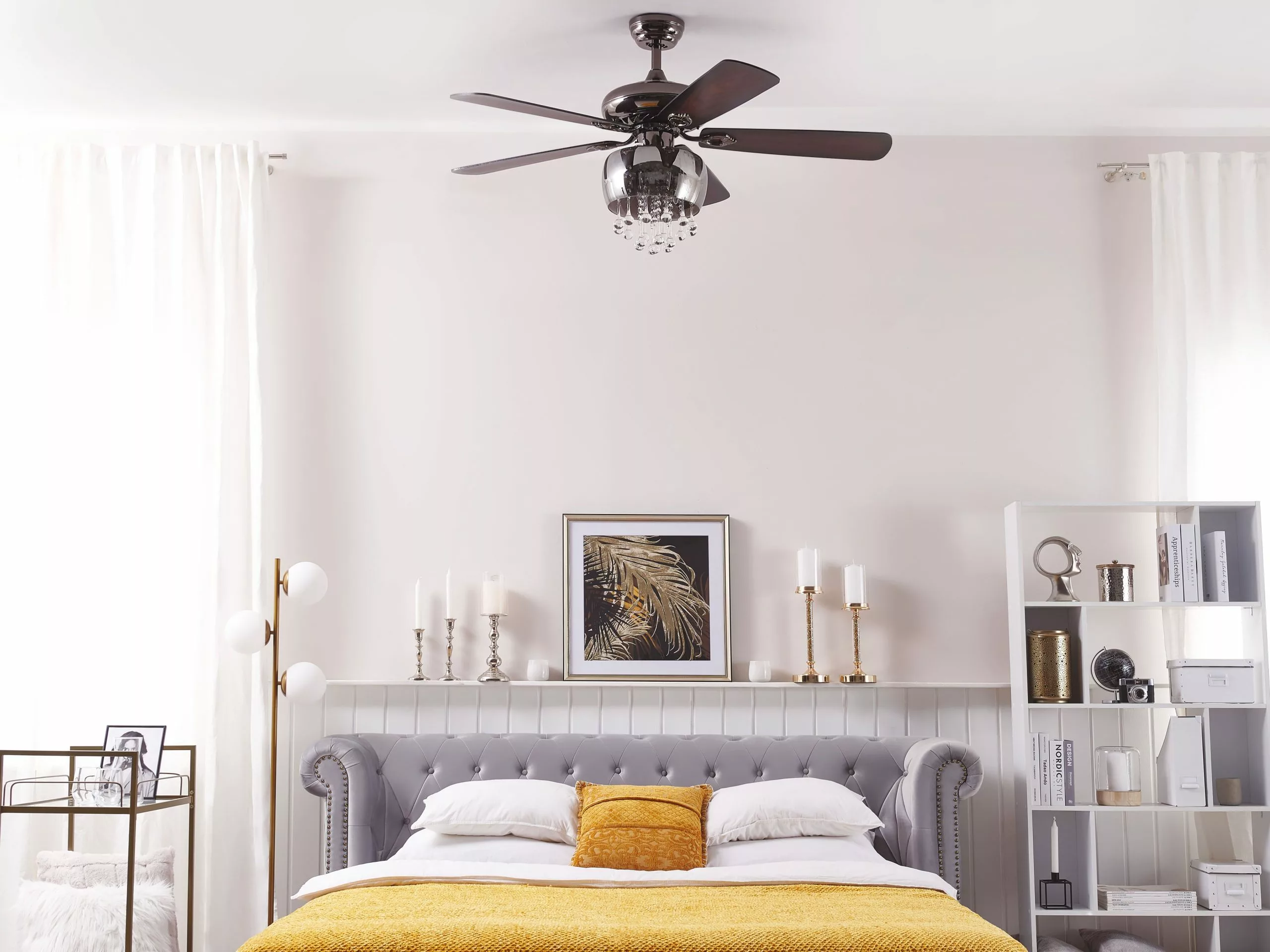 Beliani Ventilador De Techo Negro TOCANTIS 3 Beliani Ventilador De Techo Negro TOCANTIS - Imagen 3