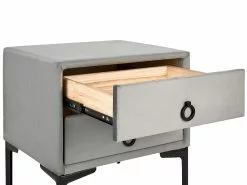 Beliani Mesita De Noche De Terciopelo Gris SEZANNE 14 Beliani Mesita De Noche De Terciopelo Gris SEZANNE -Lámparas comercio undef src sa picid 795406 type whitesh image