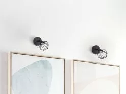 Beliani Conjunto De 2 Lámparas De Pared Negras ERMA -Lámparas comercio undef src sa picid 795886 type whitesh image