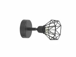 Beliani Conjunto De 2 Lámparas De Pared Negras ERMA -Lámparas comercio undef src sa picid 795887 type whitesh image