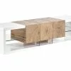 Beliani Mueble TV Madera Clara/blanco FULERTON