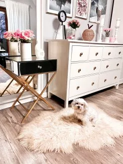 Beliani Mesa Auxiliar Espejo De Cristal VIVY -Lámparas comercio undef src sa picid 797842 type whitesh image