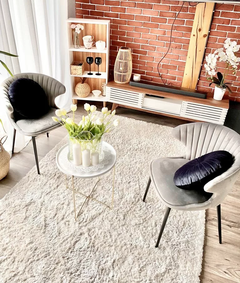 Beliani Mueble TV Madera Oscura/blanco DETROIT 5 Beliani Mueble TV Madera Oscura/blanco DETROIT - Imagen 5