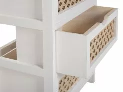 Beliani Mesita De Noche Con 3 Cajones Blanco/madera Clara LUIS 16 Beliani Mesita De Noche Con 3 Cajones Blanco/madera Clara LUIS -Lámparas comercio undef src sa picid 798021 type whitesh image