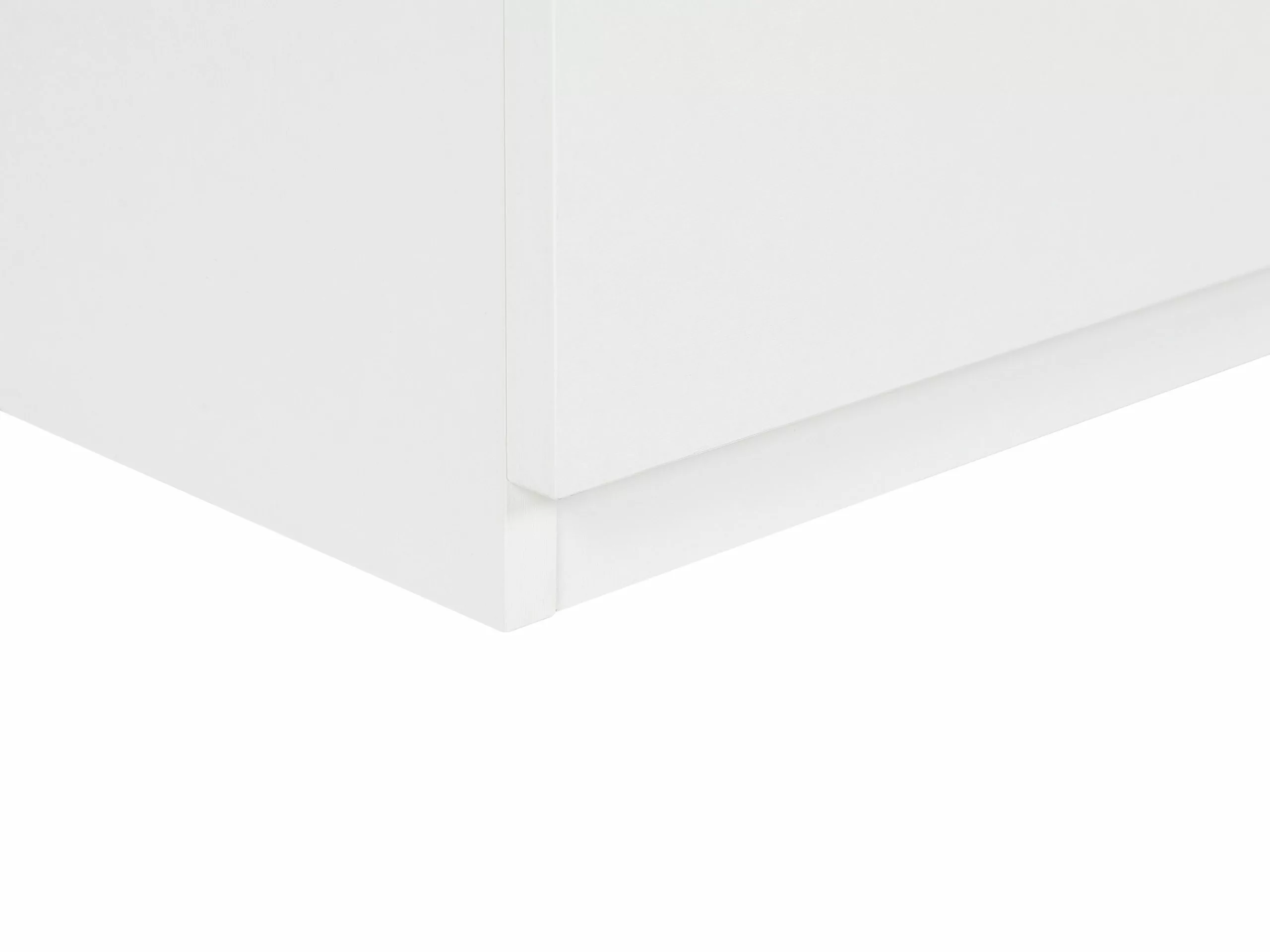 Beliani Mesita De Noche Blanco/madera Clara EDISON - Imagen 8