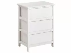 Beliani Mesita De Noche Con 3 Cajones Blanca LUCKY -Lámparas comercio undef src sa picid 798147 type whitesh image