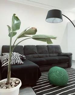 Beliani Lámpara De Pie De Metal/mármol Negro/blanco 188 Cm BENUE -Lámparas comercio undef src sa picid 800451 type whitesh image