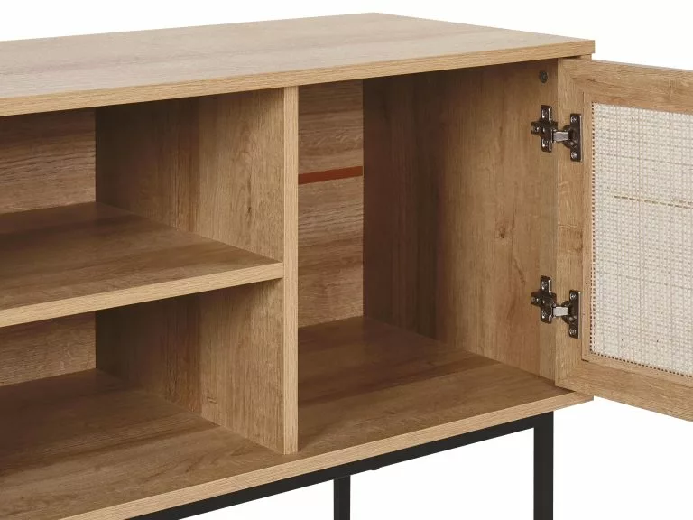 Beliani Mueble TV Madera Clara PASCO - Imagen 9