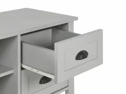 Beliani Mueble TV Gris HONOLULU -Lámparas comercio undef src sa picid 810191 type whitesh image