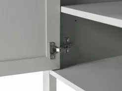 Beliani Mueble TV Gris HONOLULU -Lámparas comercio undef src sa picid 810193 type whitesh image