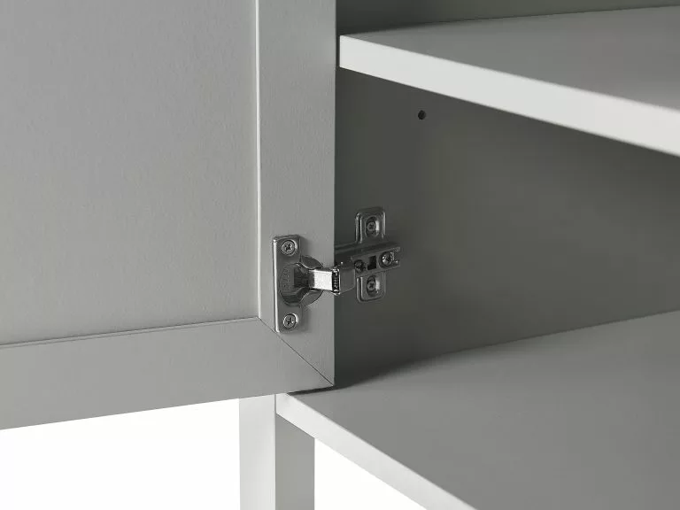 Beliani Mueble TV Gris HONOLULU - Imagen 9