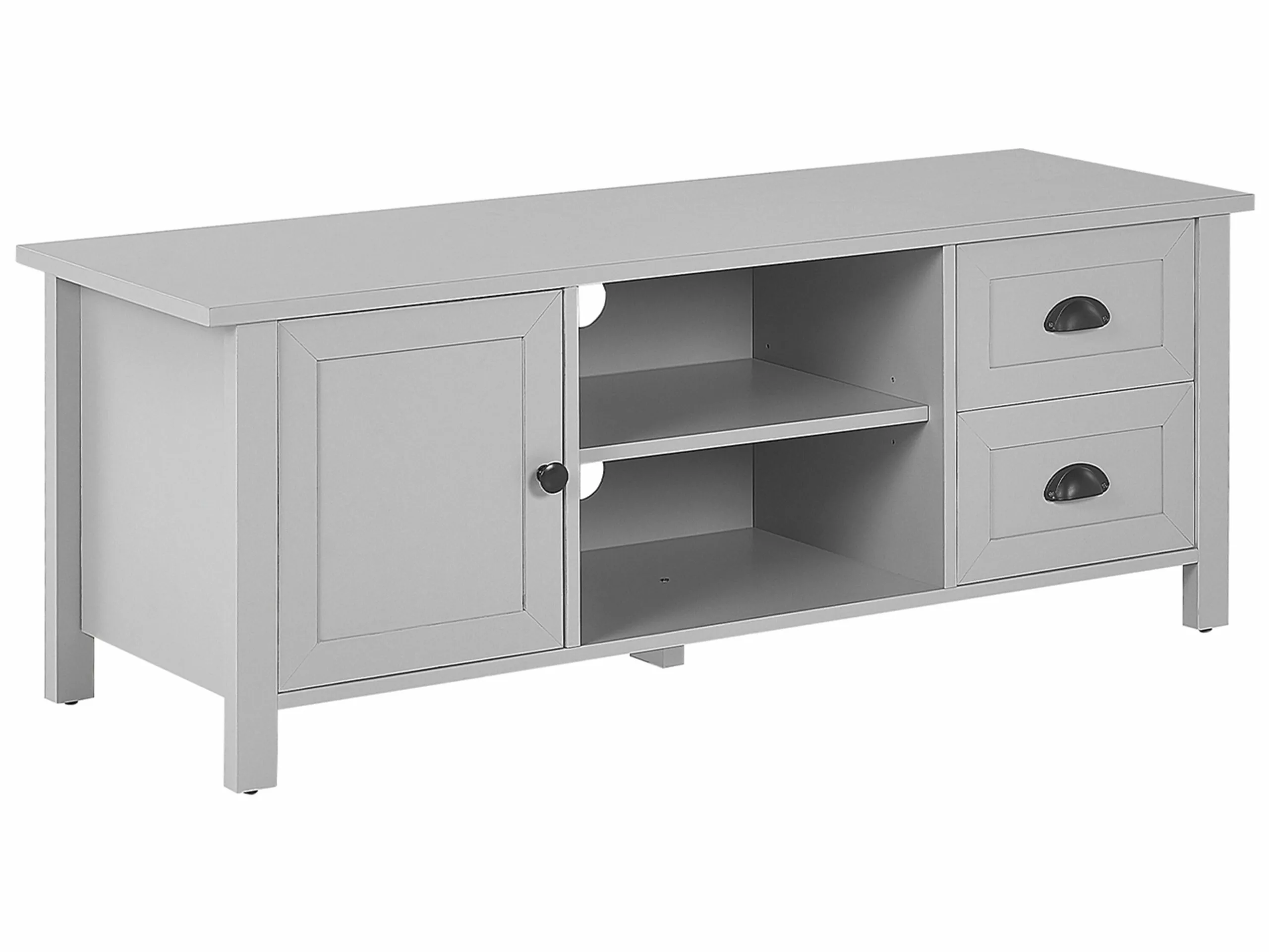 Beliani Mueble TV Gris HONOLULU