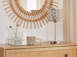 Beliani Lámpara De Mesa En Níquel SAJO L 12 Beliani Lámpara De Mesa En Níquel SAJO L -Lámparas comercio undef src sa picid 815393 type whitesh image