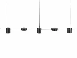 Beliani Lámpara De Techo LED De Metal Negro SESTRA -Lámparas comercio undef src sa picid 815577 type whitesh image