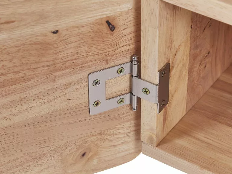 Beliani Mueble TV De Madera De Caucho Clara 145 X 59 Cm CHANDLER 10 Beliani Mueble TV De Madera De Caucho Clara 145 X 59 Cm CHANDLER - Imagen 10