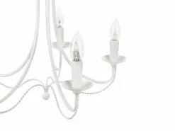 Beliani Lámpara De Techo De Metal Blanco DABUS -Lámparas comercio undef src sa picid 818181 type whitesh image