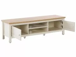 Beliani Mueble TV Madera Clara/beige Crema ATOCA -Lámparas comercio undef src sa picid 822010 type whitesh image