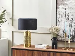 Beliani Lámpara De Mesa De Cerámica Dorado/negro 48 Cm CIMARRON 11 Beliani Lámpara De Mesa De Cerámica Dorado/negro 48 Cm CIMARRON -Lámparas comercio undef src sa picid 822593 type whitesh image