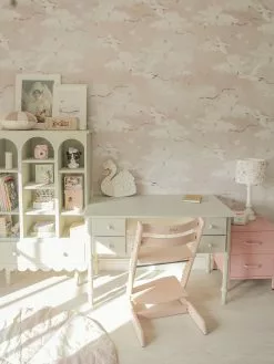 Beliani Mesa De Noche De Metal Rosa 43 X 40 Cm MALAVI -Lámparas comercio undef src sa picid 822804 type whitesh image