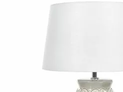 Beliani Lámpara De Mesa De Cerámica Gris Claro/blanco 48 Cm KHOPER 12 Beliani Lámpara De Mesa De Cerámica Gris Claro/blanco 48 Cm KHOPER -Lámparas comercio undef src sa picid 822896 type whitesh image