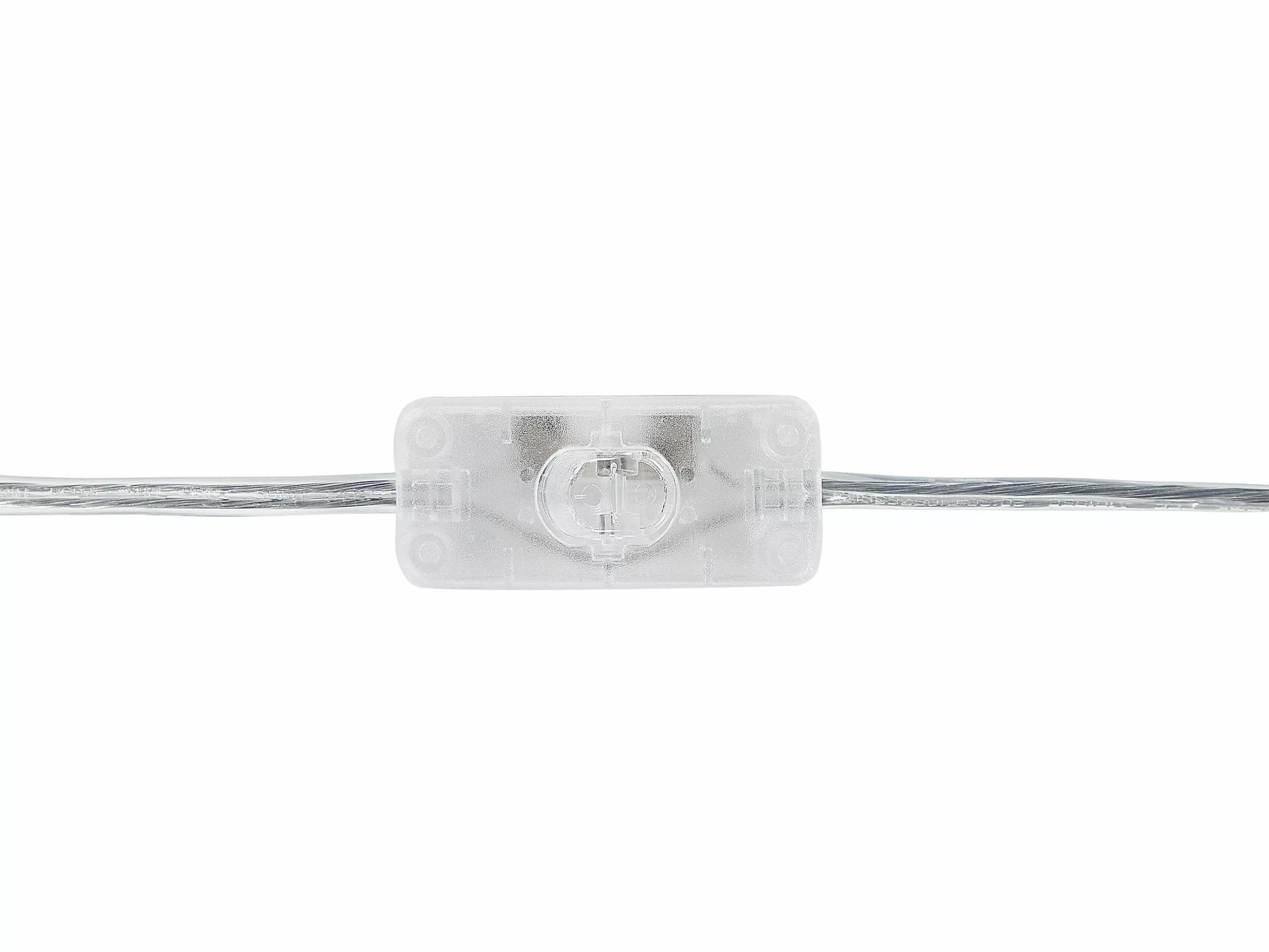 Beliani Lámpara De Mesa De Metal Blanco/dorado 80 Cm FRIO - Imagen 9