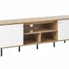 Beliani Mueble TV Madera Clara/blanco PALMER