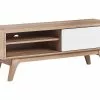 Beliani Mueble TV Madera Clara/blanco BUFFALO
