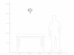 Beliani Lámpara De Techo De Metal Transparente/plateado 83 Cm ADORN -Lámparas comercio undef src sa picid 824514 type whitesh image