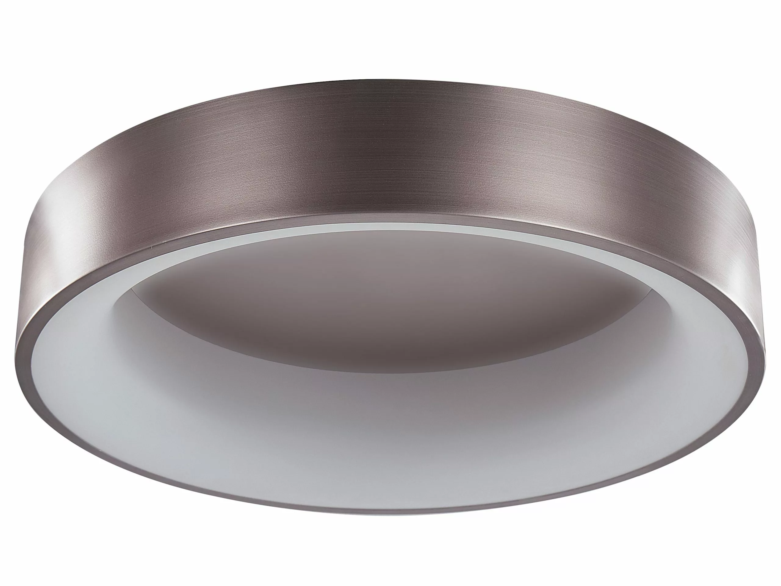 Beliani Lámpara De Techo LED De Metal Marrón Claro ⌀ 61 Cm DAWEI