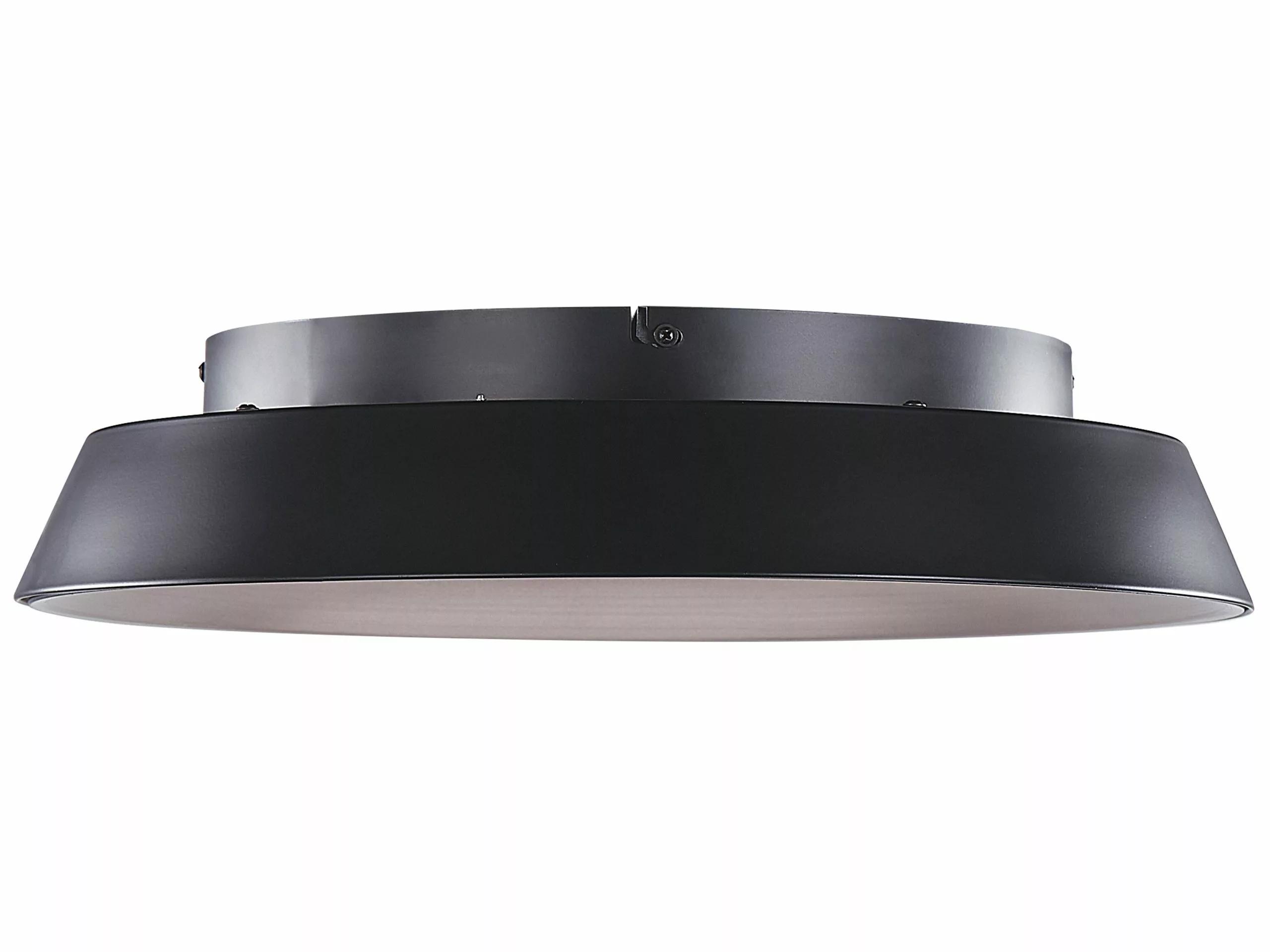 Beliani Lámpara De Techo LED De Metal Negro ⌀ 46 Cm BILIN - Imagen 4