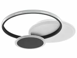 Beliani Lámpara De Techo LED De Acrílico/metal Negro/blanco 53 Cm ZAMI