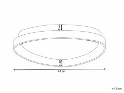 Beliani Lámpara De Techo LED De Metal Blanco ⌀ 40 Cm NANDING 17 Beliani Lámpara De Techo LED De Metal Blanco ⌀ 40 Cm NANDING -Lámparas comercio undef src sa picid 824630 type whitesh image