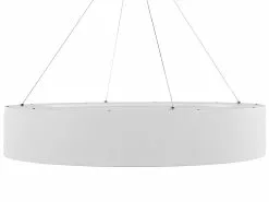 Beliani Lámpara De Techo LED De Metal Blanco ⌀ 60 Cm LENYA 14 Beliani Lámpara De Techo LED De Metal Blanco ⌀ 60 Cm LENYA -Lámparas comercio undef src sa picid 824631 type whitesh image 1