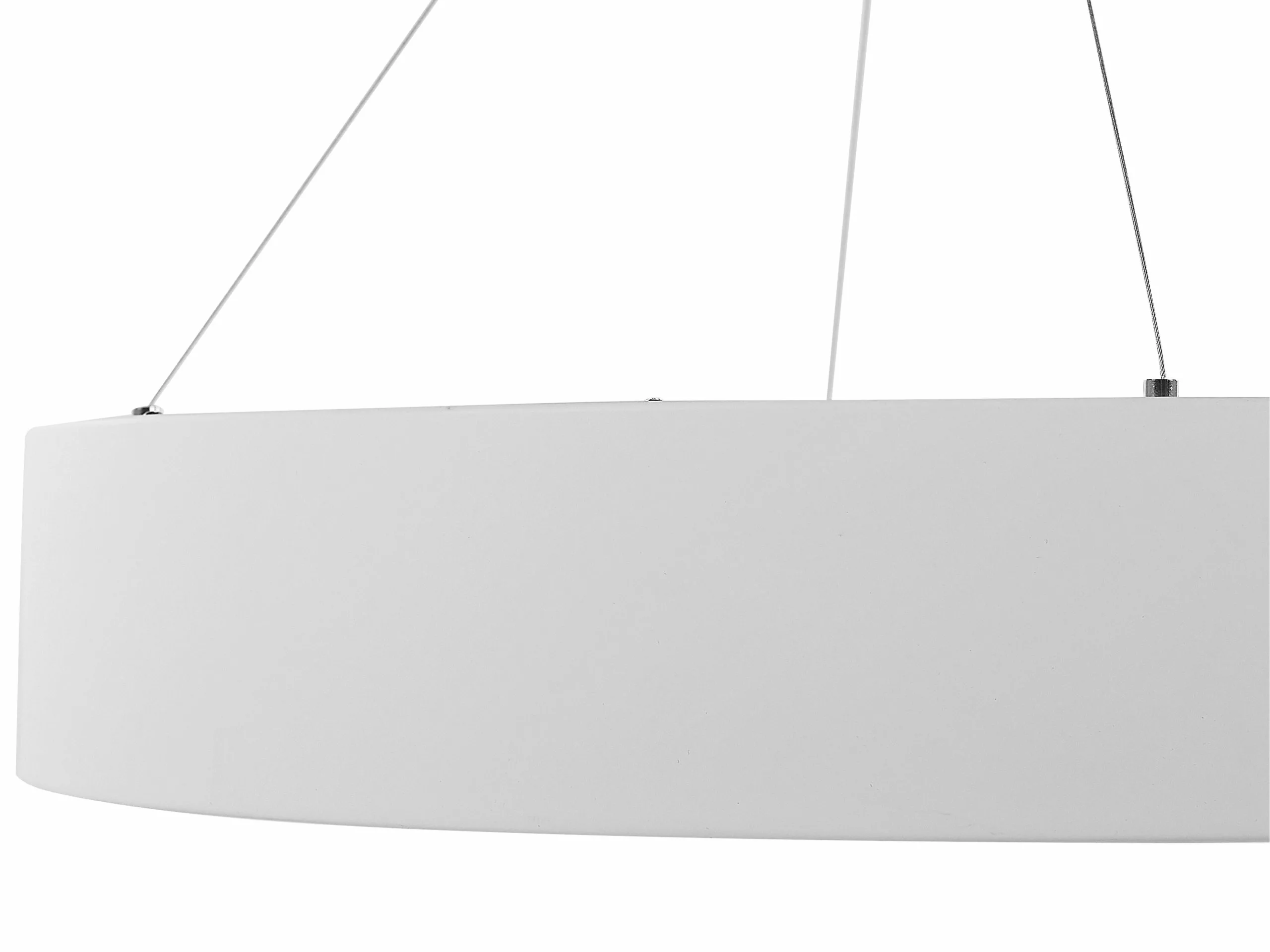 Beliani Lámpara De Techo LED De Metal Blanco ⌀ 60 Cm LENYA 7 Beliani Lámpara De Techo LED De Metal Blanco ⌀ 60 Cm LENYA - Imagen 7