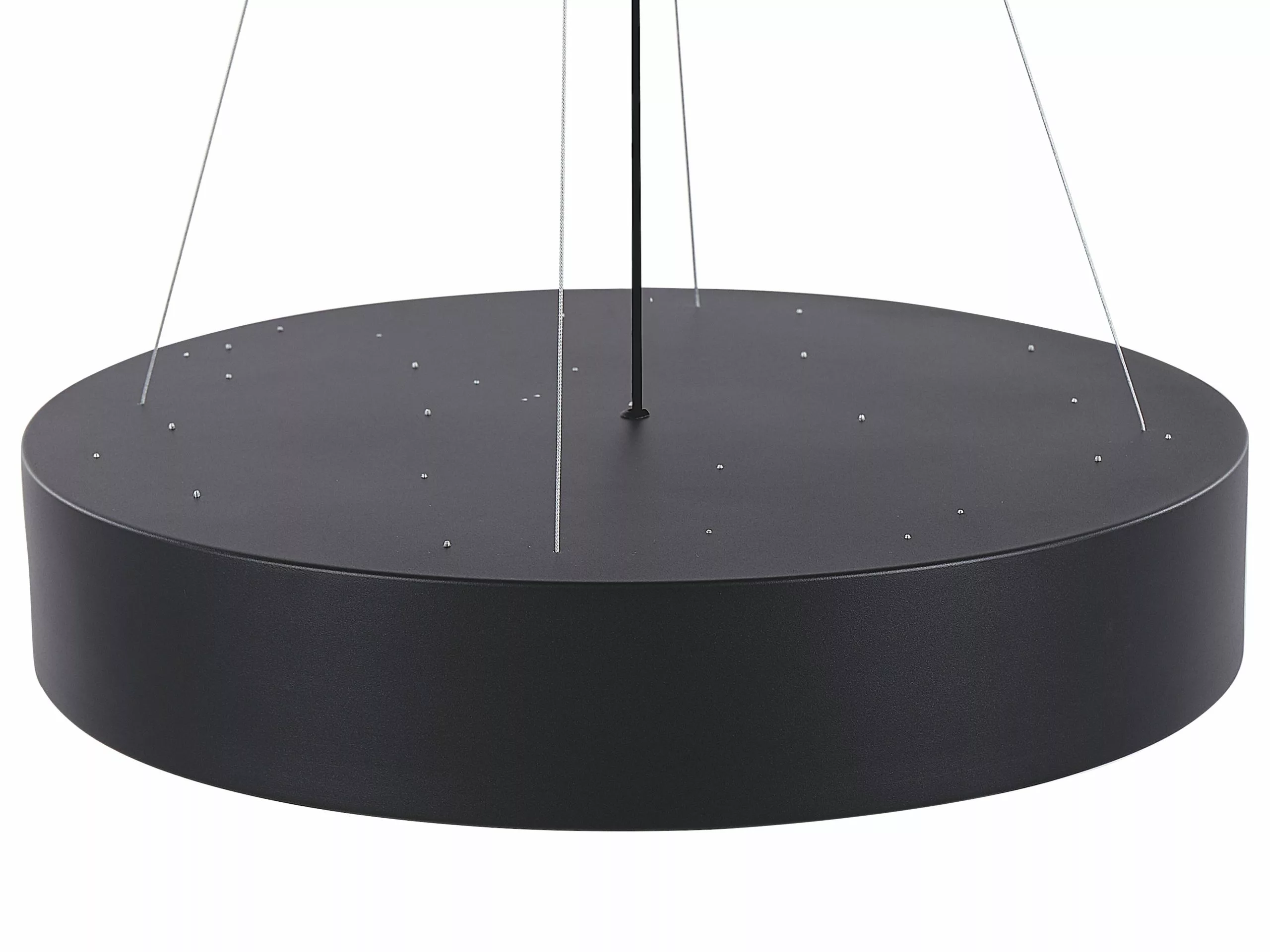 Beliani Lámpara De Techo LED De Metal Negro 175 Cm BALILI - Imagen 5