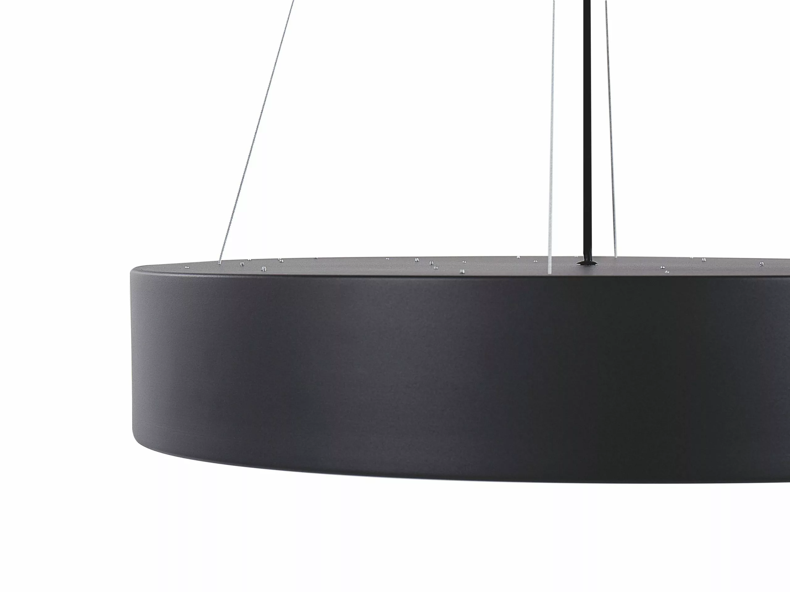 Beliani Lámpara De Techo LED De Metal Negro 175 Cm BALILI - Imagen 6