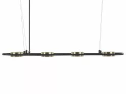 Beliani Lámpara De Techo LED De Metal Negro/latón 85 Cm MALI 13 Beliani Lámpara De Techo LED De Metal Negro/latón 85 Cm MALI -Lámparas comercio undef src sa picid 824690 type whitesh image