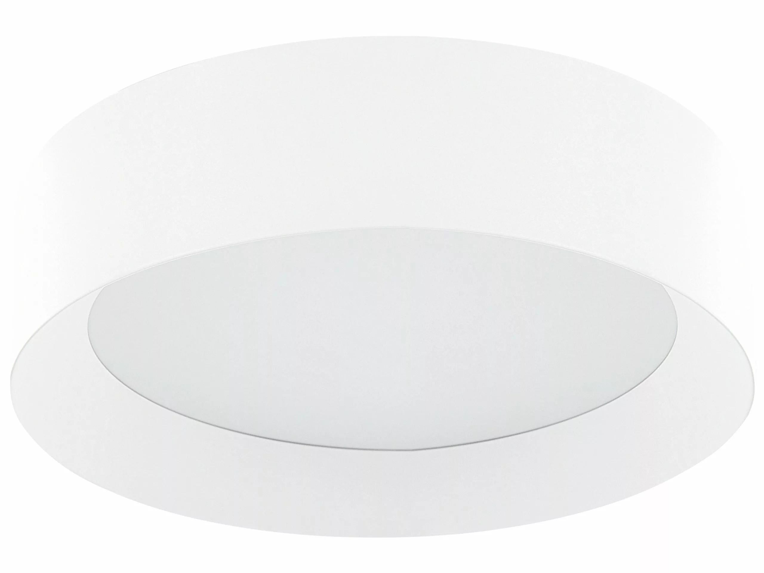 Beliani Lámpara De Techo LED De Metal Blanco ⌀ 45 Cm LOEI 1 Beliani Lámpara De Techo LED De Metal Blanco ⌀ 45 Cm LOEI