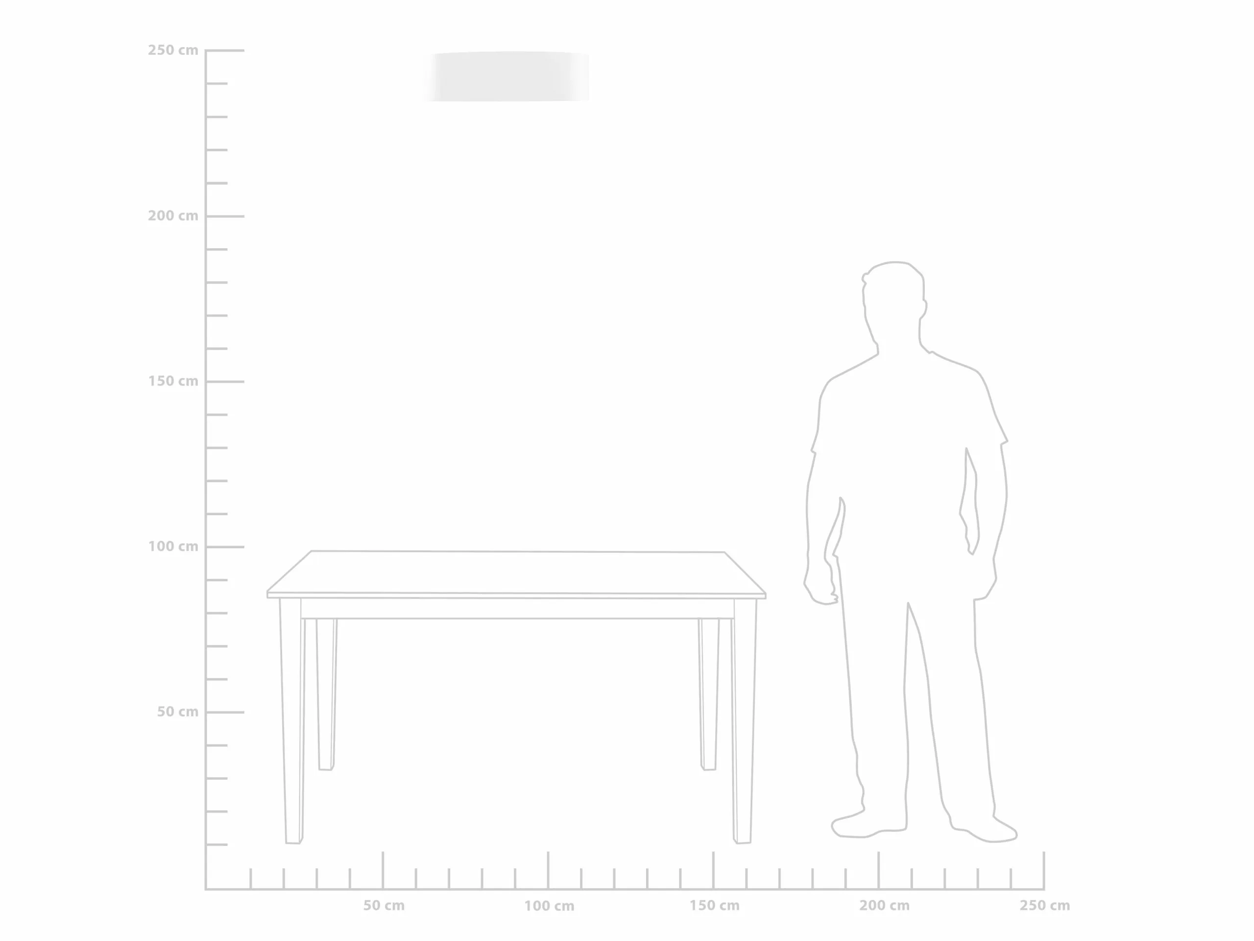 Beliani Lámpara De Techo LED De Metal Blanco ⌀ 45 Cm LOEI 7 Beliani Lámpara De Techo LED De Metal Blanco ⌀ 45 Cm LOEI - Imagen 7