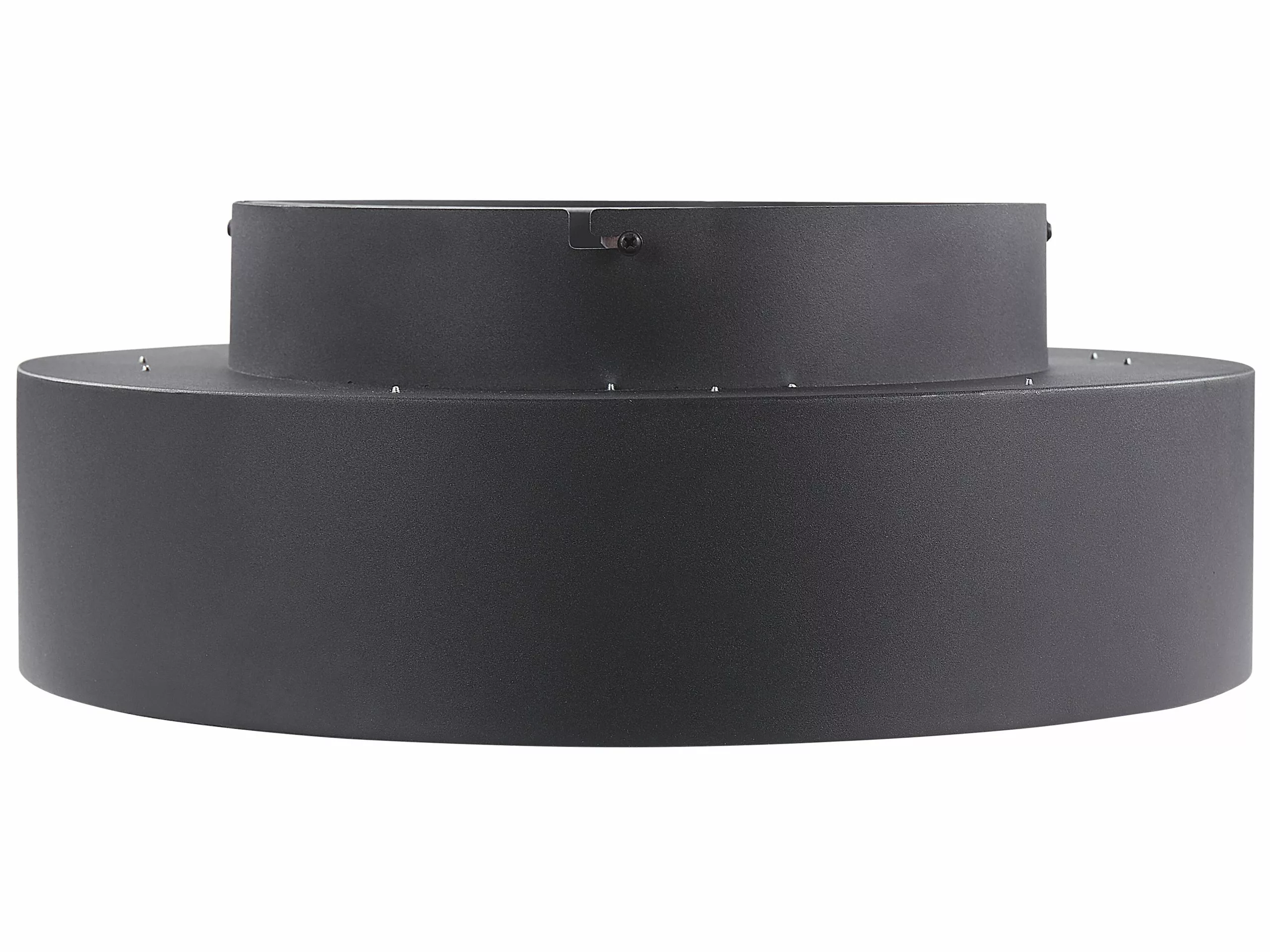 Beliani Lámpara De Techo LED De Metal Negro ⌀ 45 Cm MOEI - Imagen 4